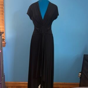 Short Sleeve Black Dress